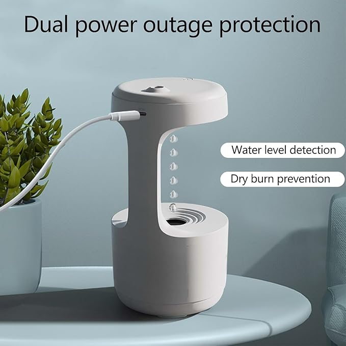 Anti-gravity humidifier household silent anti-dry burning bedroom small atmosphere light large spray