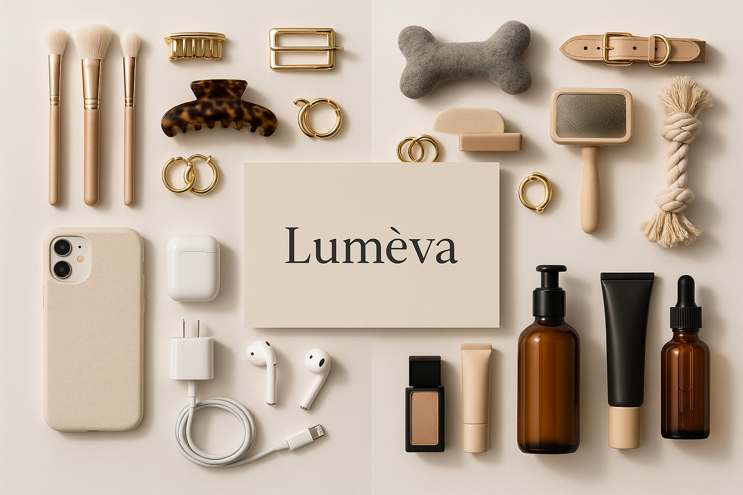 lumeva product have beauty accessories pet care mobile cart beauty products