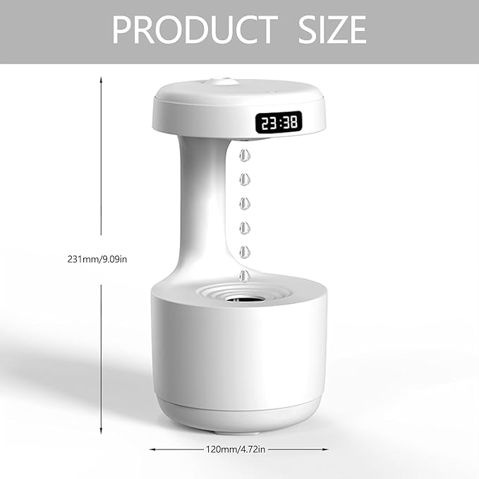 Anti-gravity humidifier household silent anti-dry burning bedroom small atmosphere light large spray
