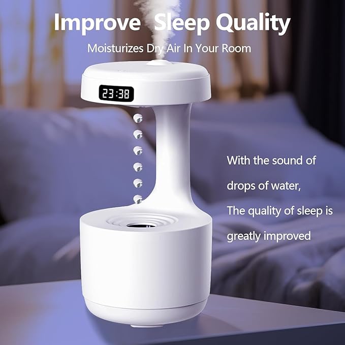 Anti-gravity humidifier household silent anti-dry burning bedroom small atmosphere light large spray
